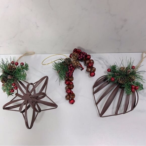 Lot of 3 Christmas Tree Ornaments - Picture 1 of 4